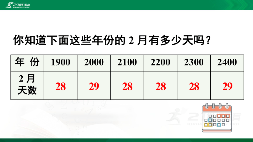 人教版 三年级下册数学 年、月、日（2）课件（23张ppt)