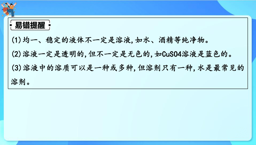 2024年中考化学一轮复习 第七章　溶　液 课件(共69张PPT)