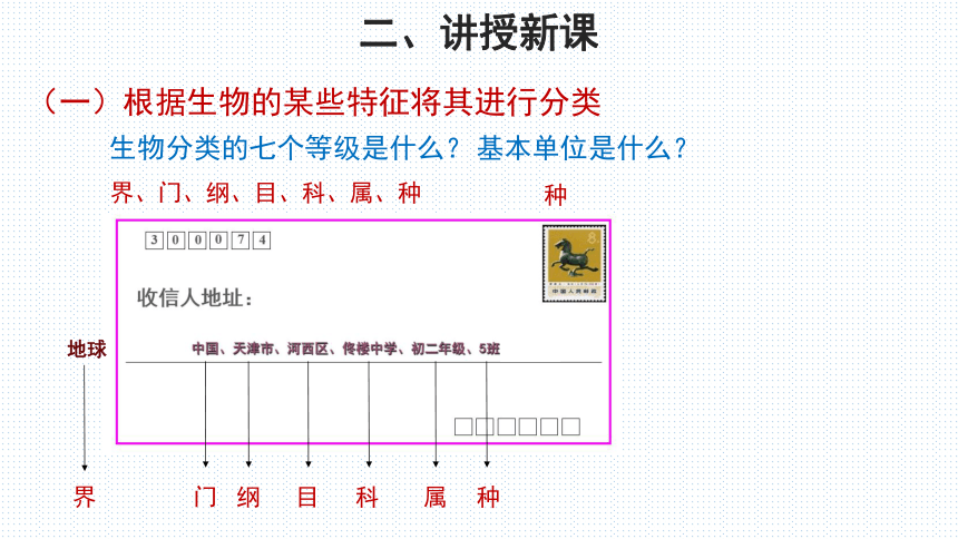 北师大版生物八年级下册 7.22.1  生物的分类 第1课时 课件(共18张PPT)