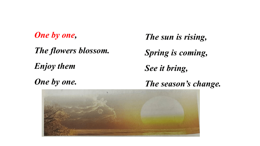 冀教版八年级下册Unit 1 Spring Is Coming Lesson 3 Sun Is Rising课件(共25张PPT)