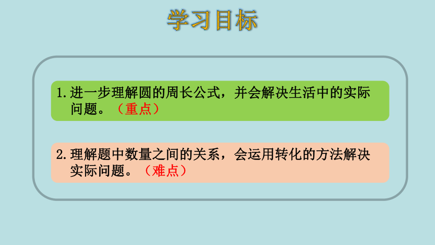 人教版数学六年级上册5.3 圆的周长（2）课件（23张ppt）