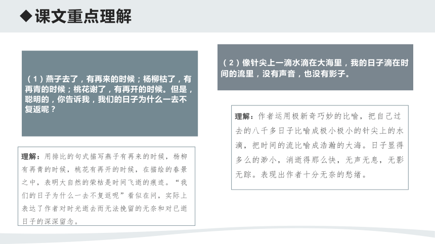 统编版六年级语文下册同步高效课堂系列第三单元（复习课件）