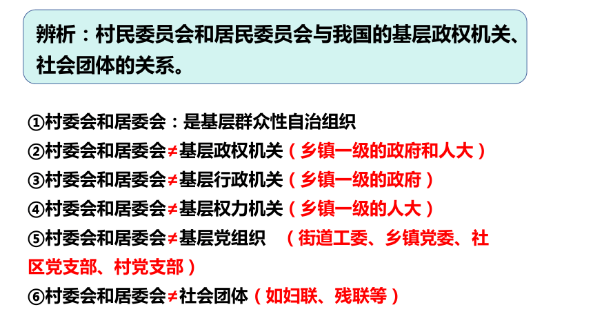 6.3基层群众自治制度课件(共29张PPT+1个内嵌视频)-2023-2024学年高中政治统编版必修三政治与法治