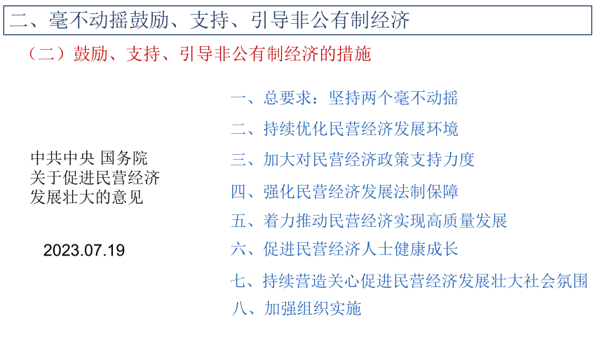 1.2 坚持“两个毫不动摇”课件（16张PPT）-2023-2024学年高中政治统编版必修二经济与社会