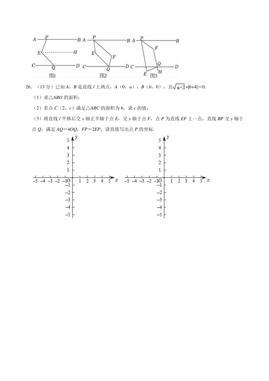 2023-2024学年江苏省南通市海安市西片联盟七年级（下）期中数学试卷(含解析)