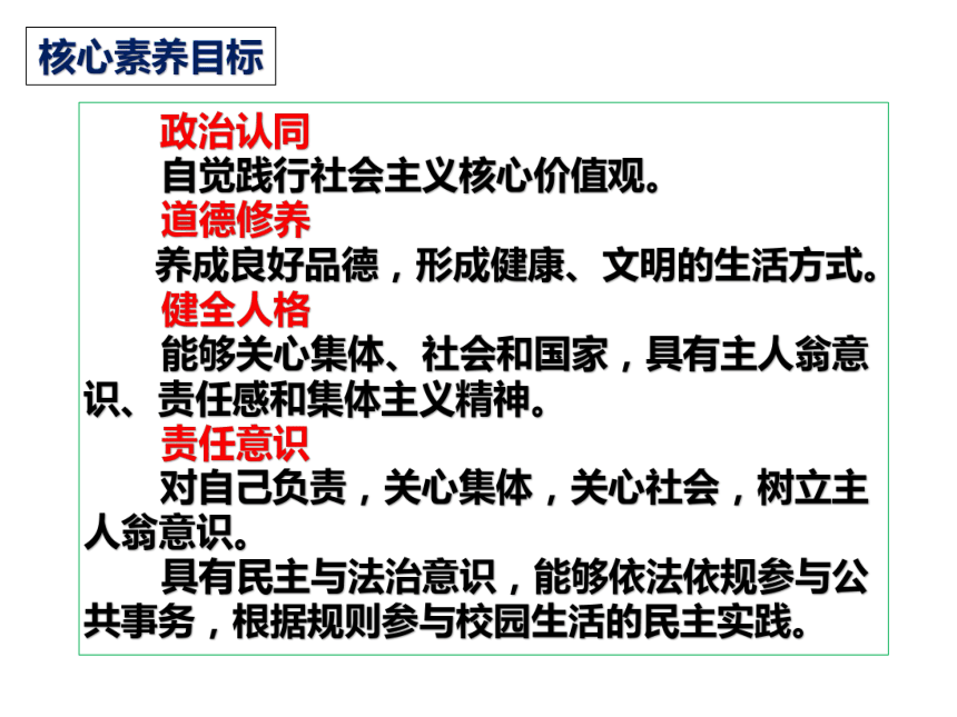 【核心素养目标】8.2 我与集体共成长 课件(共21张PPT)-2023-2024学年统编版道德与法治七年级下册