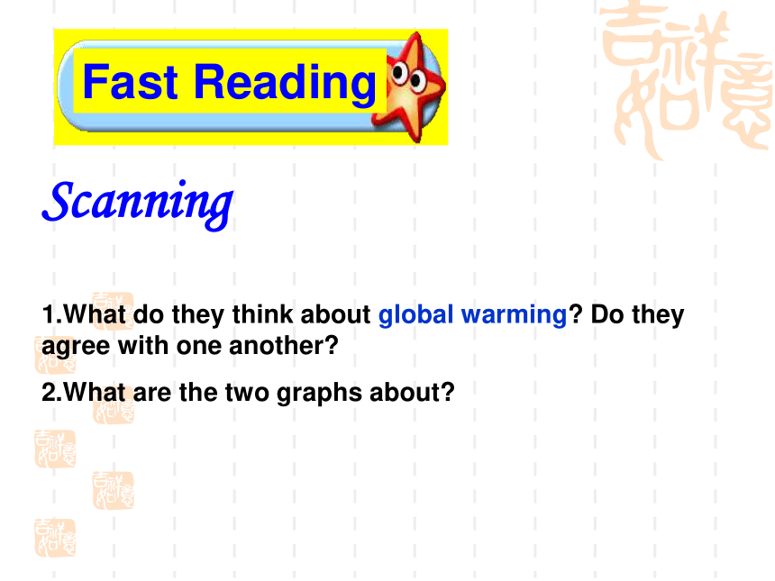 人教版 新课标 2019-2020 高二下 选修六  Unit 4 Global warming  reading(共26张PPT)