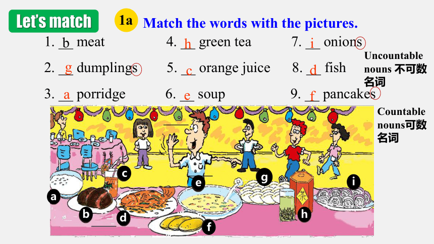 Unit 10 I'd like some noodles. Section B 1a—1d课件(共27张PPT) 2023-2024学年人教版英语七年级下册