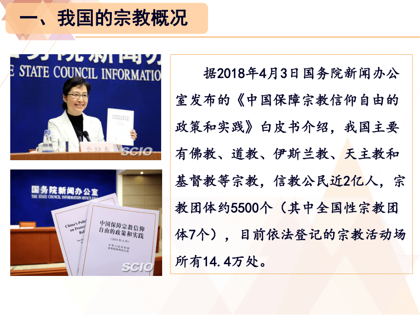 高中政治人教版必修二8．3中国共产党的宗教工作基本方针 （共27张PPT）