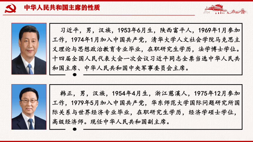 6.2 中华人民共和国主席 课件(共25张PPT)