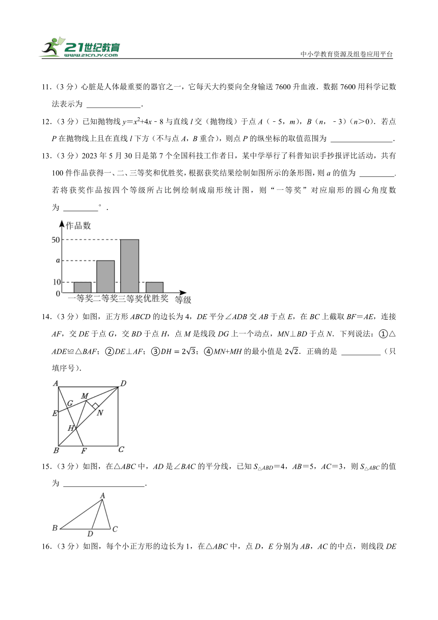 广东省广州市2024年中考数学训练卷04  含解析