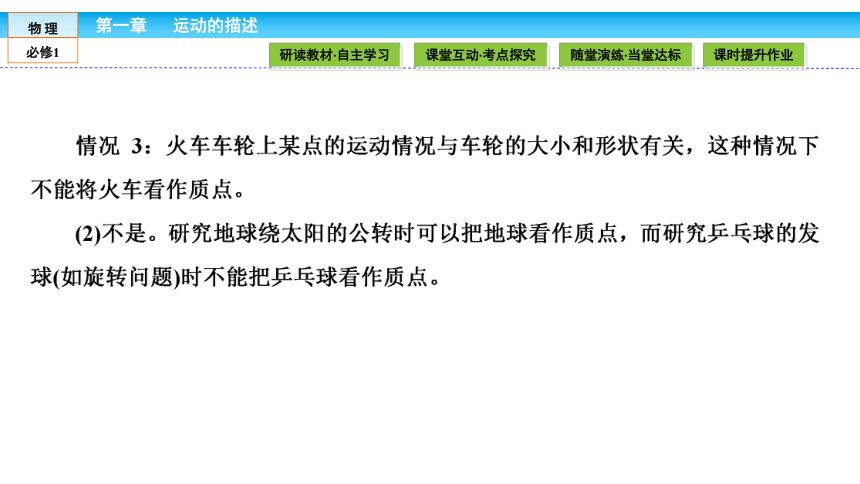 （人教版）高中物理必修1课件：第1章 运动的描述1.1质点 参考系和坐标系(共40张PPT)