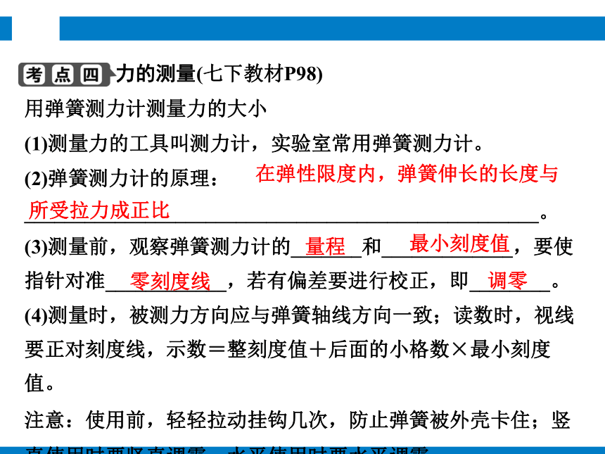 2024浙江省中考科学复习第15讲   力   牛顿第一定律（课件 34张PPT）