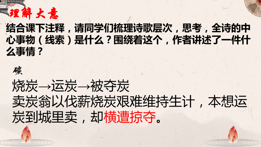 2023—2024学年统编版语文八年级下册第24课《唐诗三首——卖炭翁》课件(共19张PPT)