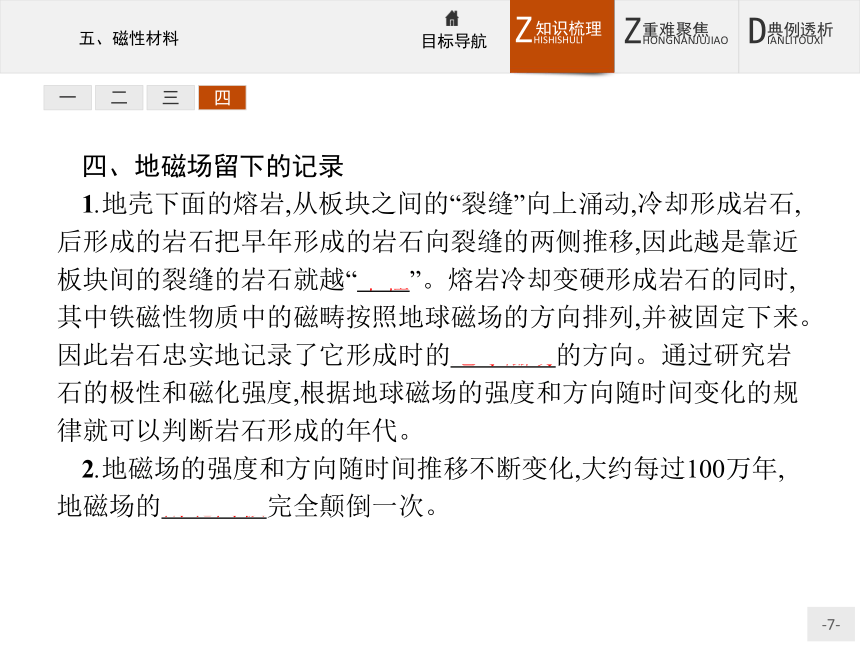 高中物理人教版选修1-1课件：2.5 磁性材料(共17张PPT)