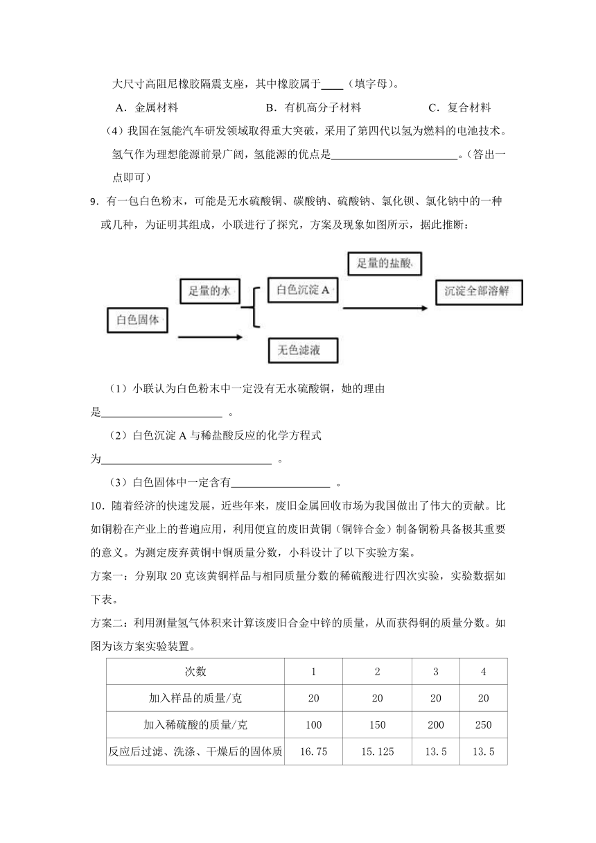 2024年浙江省科学中考考前每日一练 第22卷（含解析）