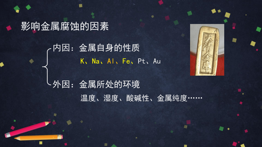 高中化学人教版选修四 4.4金属的电化学腐蚀与防护 课件（44张ppt）