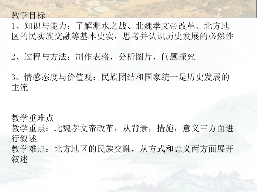 人教部编版历史七年级上册第四单元第19课 北魏政治和北方民族大交融（共30张PPT）