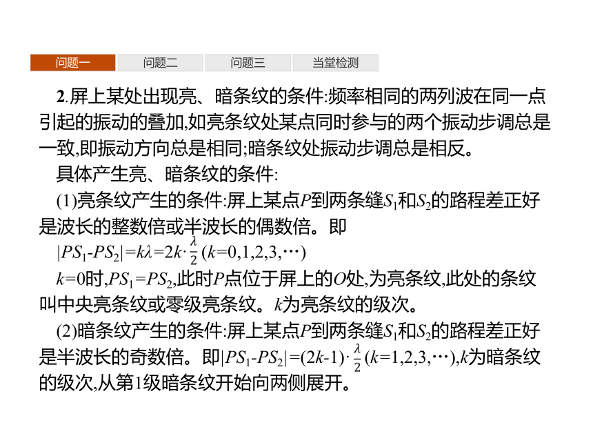 第四章　3　光的干涉—2020-2021【新教材】人教版（2019）高中物理选修第一册课件(共41张PPT)