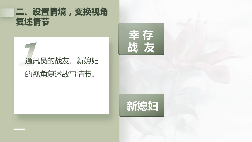 3.1《百合花》课件（共30张PPT）  2023-2024学年统编版高中语文必修上册