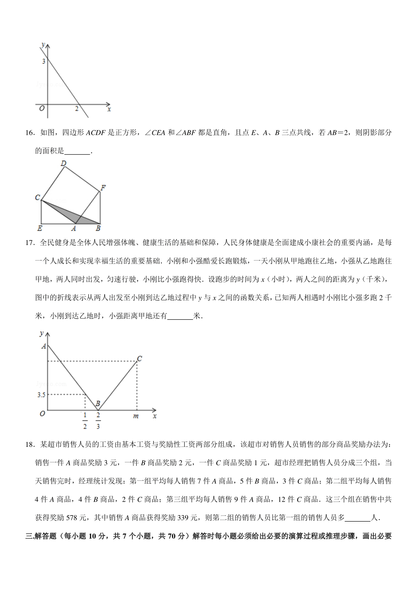 2018-2019学年重庆市渝北区八年级数学下册期末数学试卷（含解析）