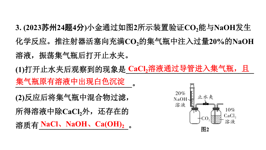 2024江苏中考化学二轮中考考点研究 第7讲  二氧化碳课件（共38张PPT）