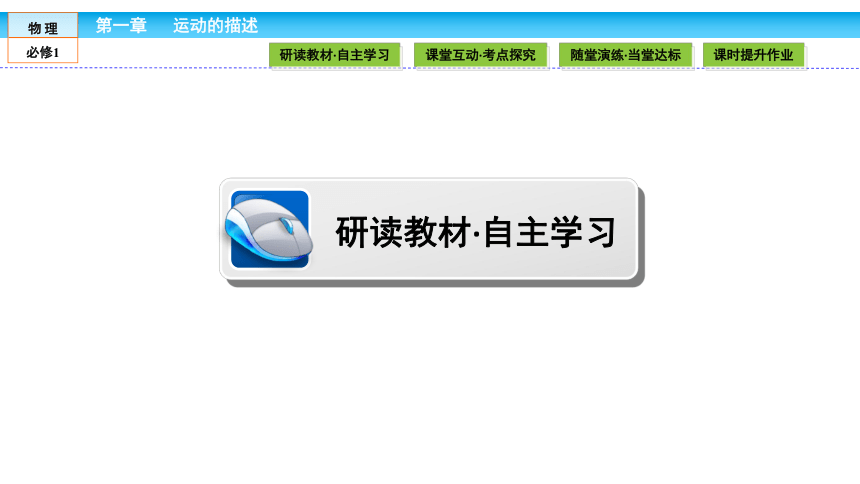 （人教版）高中物理必修1课件：第1章 运动的描述1.1质点 参考系和坐标系(共40张PPT)