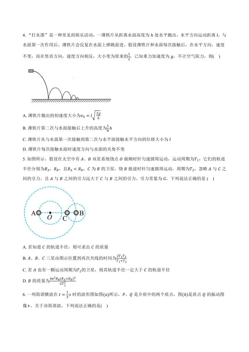 2024年安徽省高考第五次质检试卷 物理（解析版）