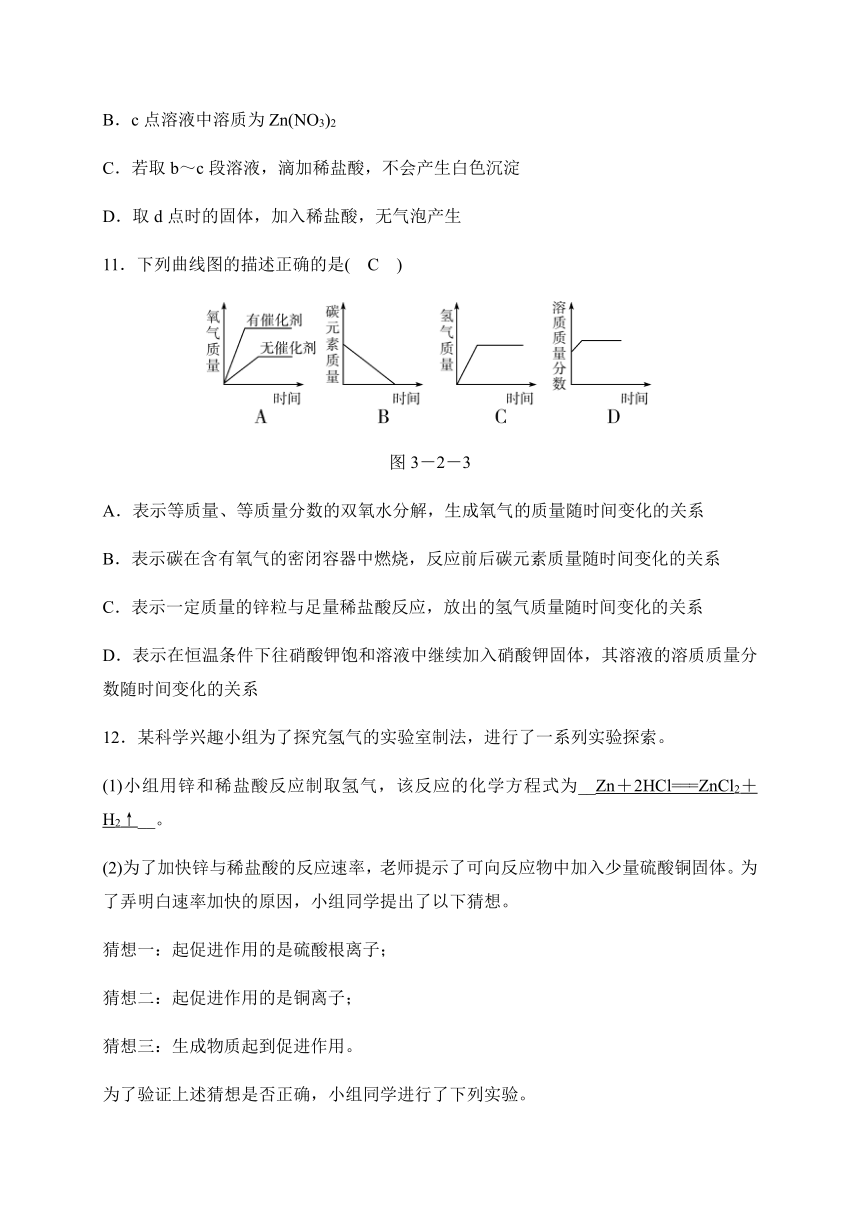 3.2 金属的活动性顺序 同步测试（2课时，含答案）