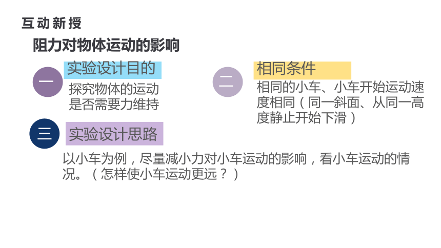 人教版八年级物理下册课件 8.1牛顿第一定律（28张ppt）