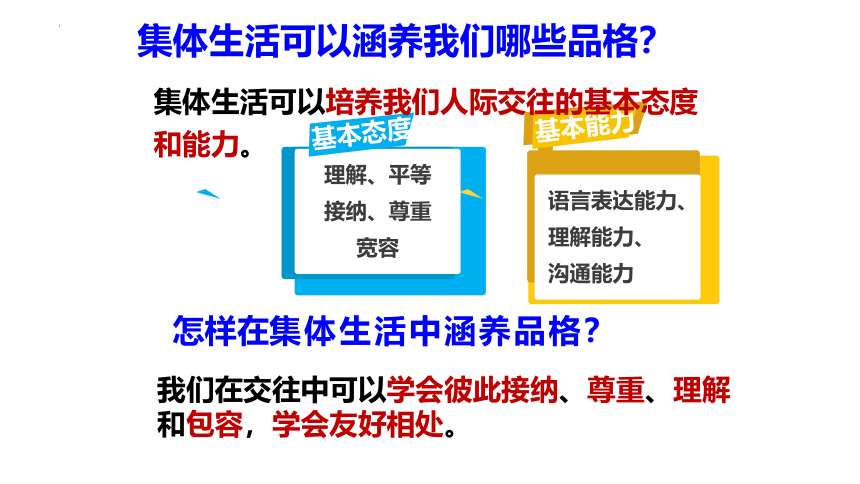 6.2 集体生活成就我 课件(共18张PPT)-2023-2024学年统编版道德与法治七年级下册