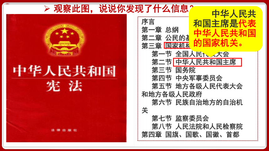 （核心素养目标）6.2中华人民共和国主席  课件（共31张ppt）