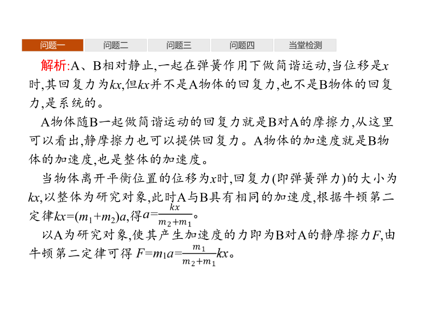 第二章　3　简谐运动的回复力和能量—2020-2021【新教材】人教版（2019）高中物理选修第一册课件(共37张PPT)