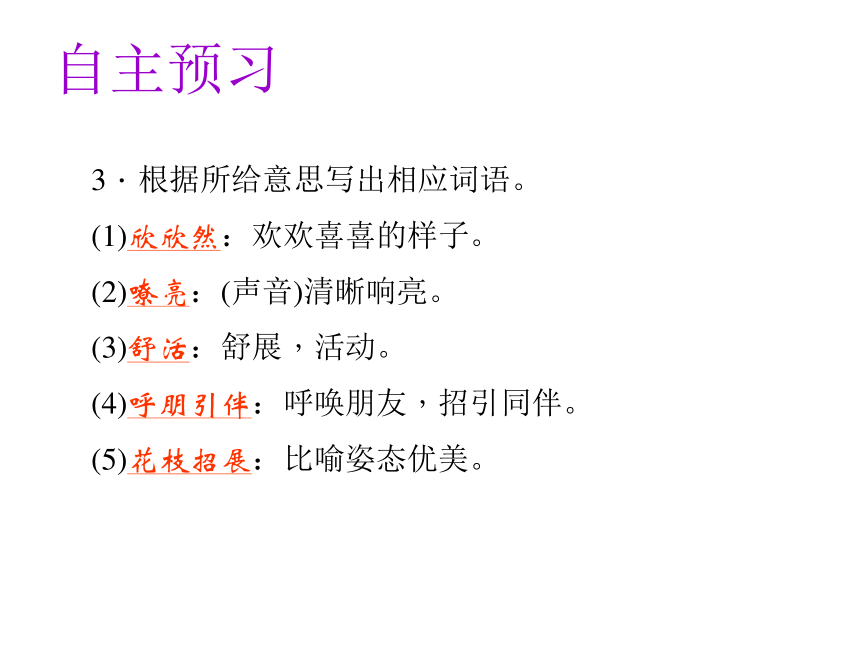 1《春》课件（共21张PPT）