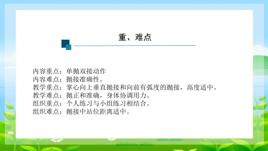 3.抛接轻物与游戏 课件(共16张PPT)