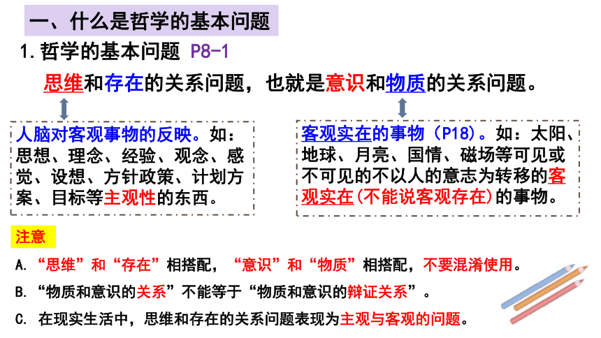 1.2 哲学的基本问题 课件(共35张PPT)-高中政治必修四哲学与文化 统编版