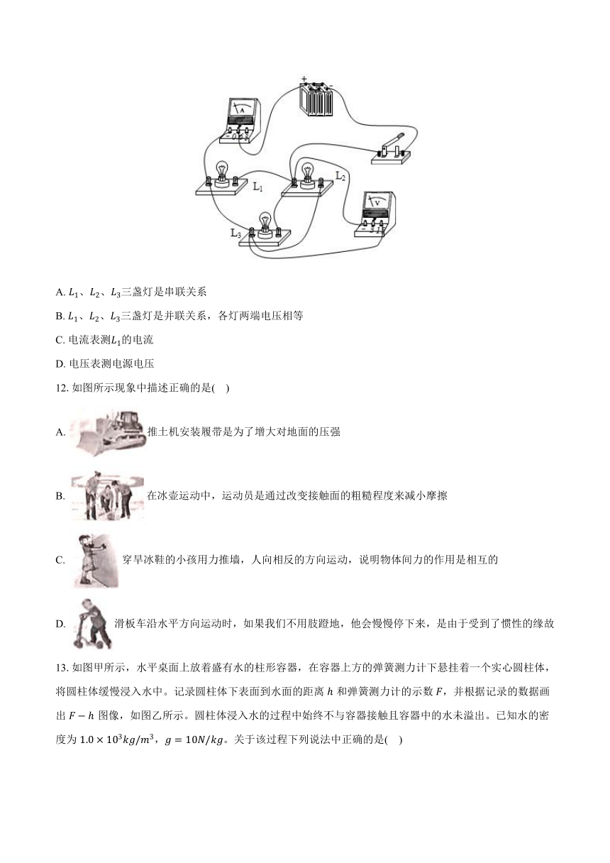 2024年天津市红桥区中考物理三模试卷（解析版）