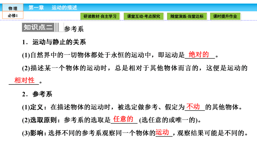 （人教版）高中物理必修1课件：第1章 运动的描述1.1质点 参考系和坐标系(共40张PPT)