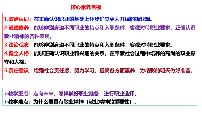 （核心素养目标）6.2多彩的职业 课件（共23张PPT）