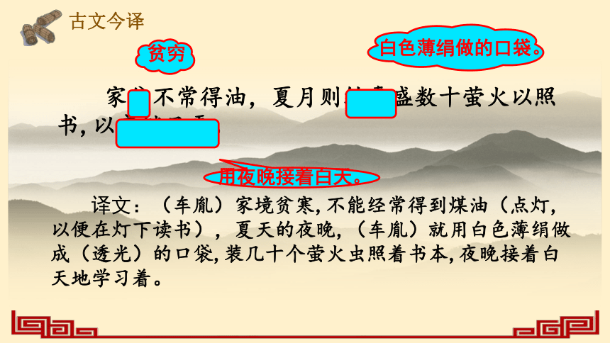 四年级语文下册18 文言文二则 囊萤夜读 课件（28张PPT）