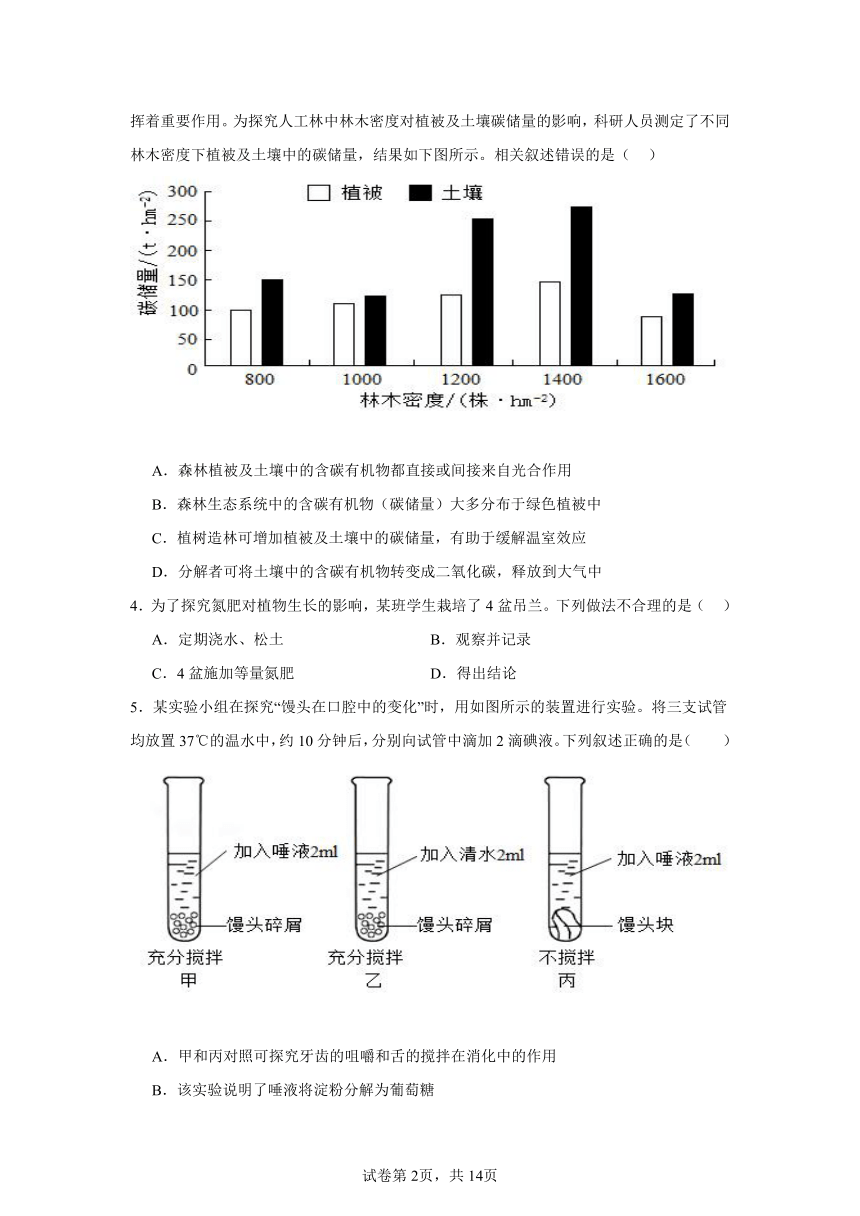 【二轮专题】重难点10----科学探究---中考生物（一）（含解析）