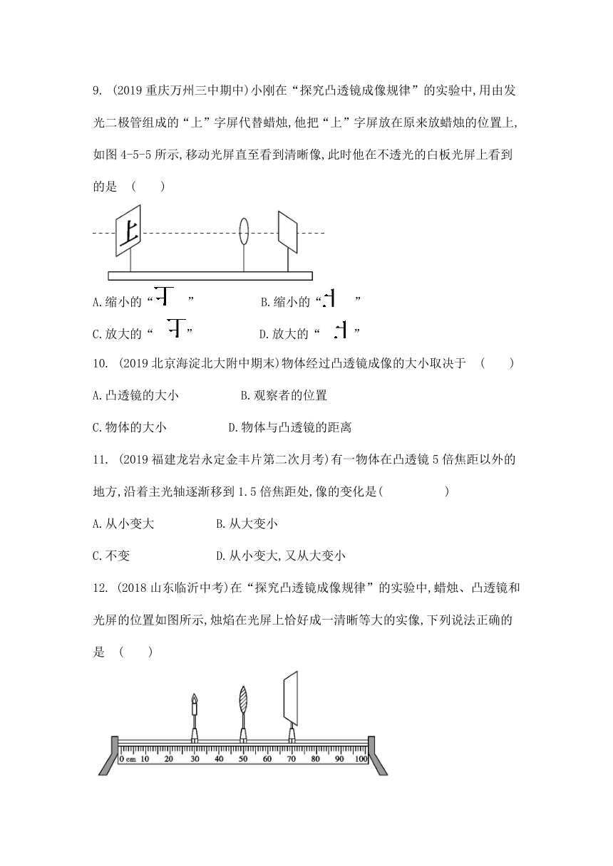 4.5 科学探究 凸透镜成像 课后提高练习（含解析）