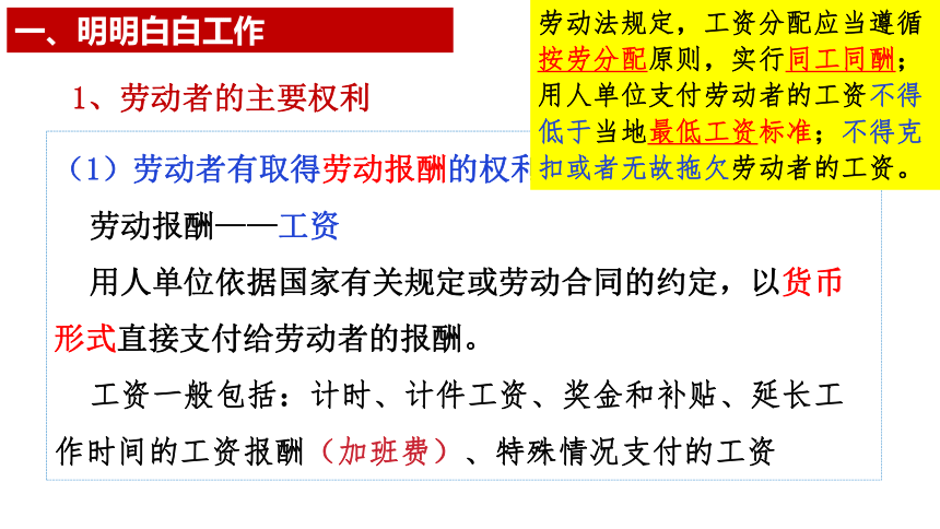 7.2 心中有数上职场 课件(共44张PPT)-2023-2024学年高中政治统编版选择性必修二法律与生活