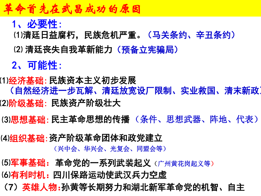 高中历史人教版必修一第13课-辛亥革命    课件(共33张PPT)