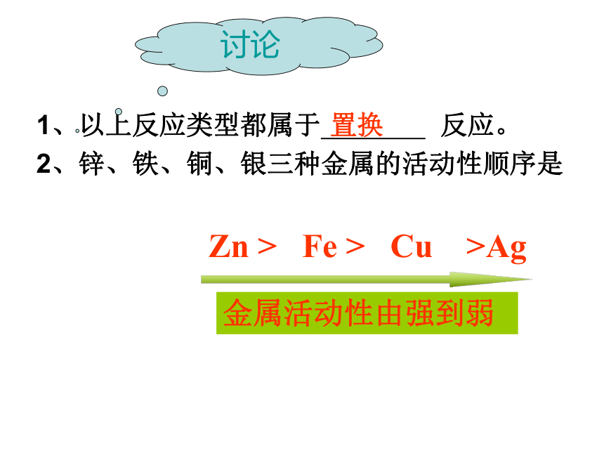 鲁教版九年级化学9.2金属的化学性质第二课时( 共38张PPT)