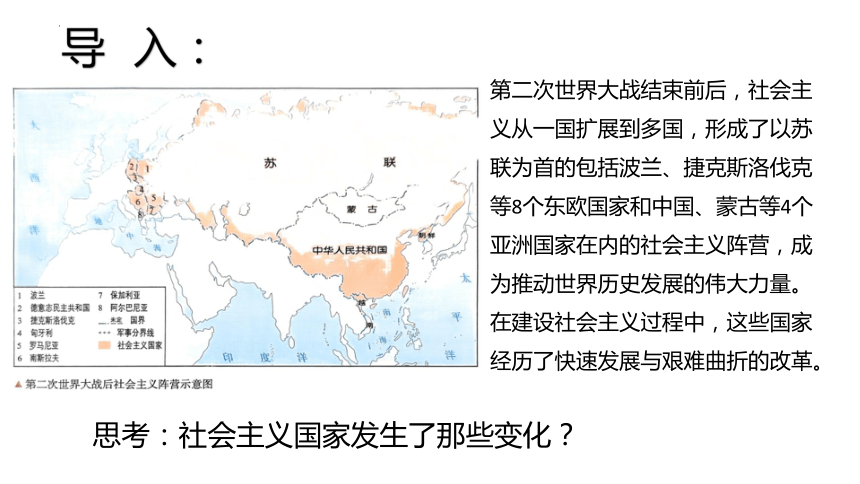 第20课 社会主义国家的发展与变化 课件(共32张PPT)--2023-2024学年高一下学期统编版（2019）必修中外历史纲要下