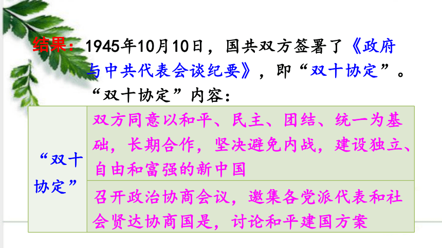 统编版历史八年级上册 第23课 内战爆发 课件（26张ppt)