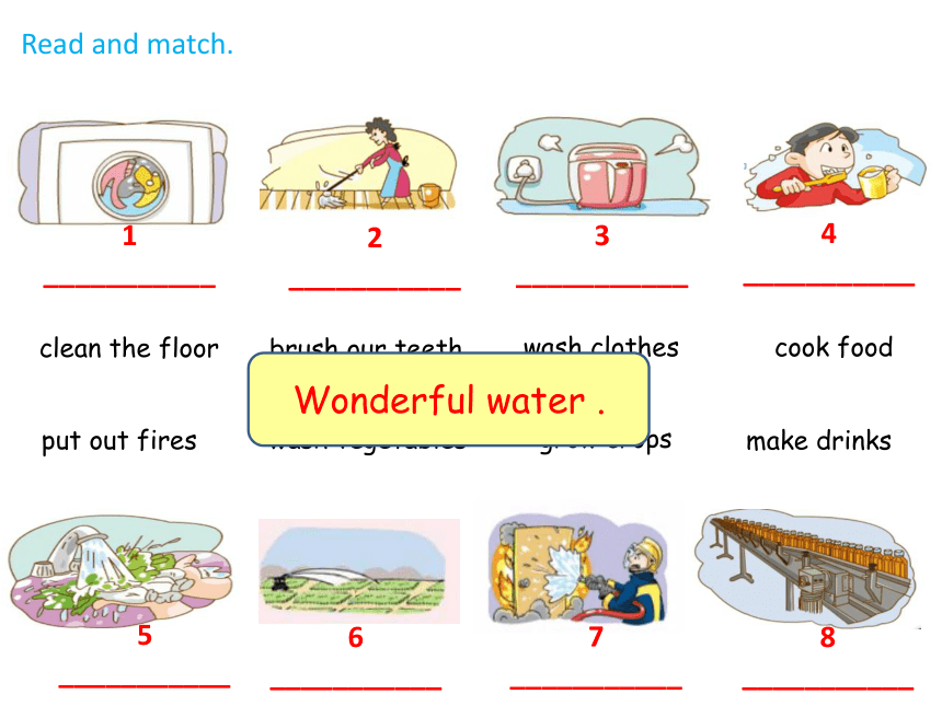 Module 4 Unit 11 Water Period 3 课件（18张PPT）