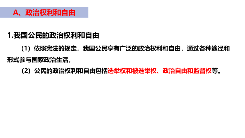 3.1 公民基本权利课件（15 张ppt）