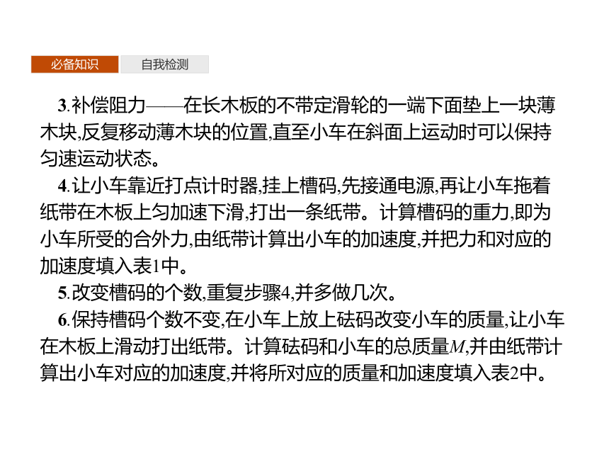 第四章　2　实验探究加速度与力、质量的关系—2020-2021【新教材】人教版（2019）高中物理必修第一册课件(共44张PPT)